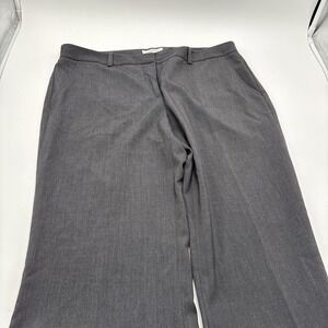Calvin‎ Klein Womens Slacks Gray Size 12 Flat Front Side Pockets Dress Pants